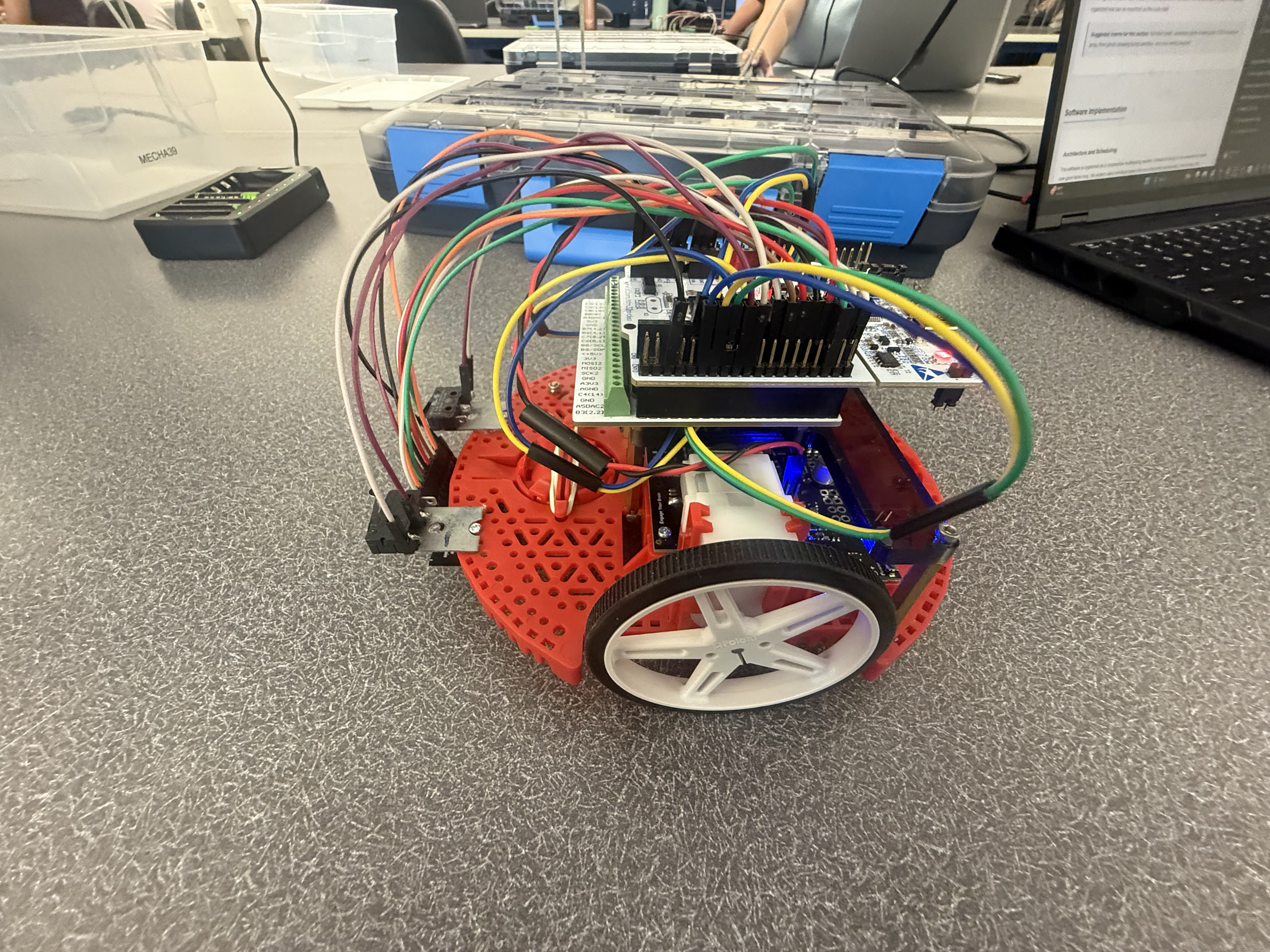 Full assembled Romi robot